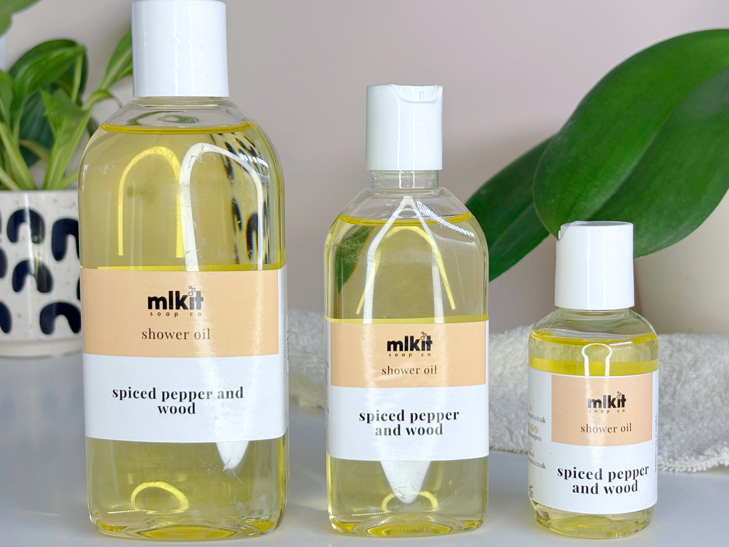 Spiced Pepper and Wood Shower Oil