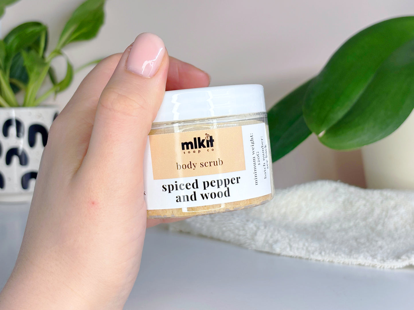 Spiced Pepper and Wood Body Scrub
