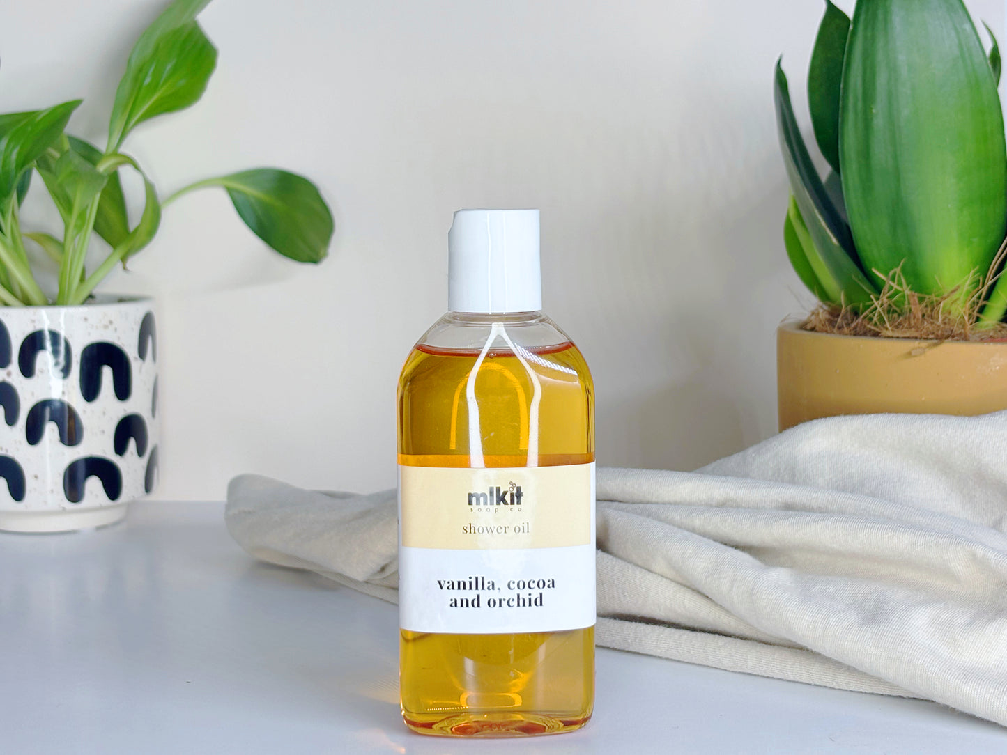 Vanilla, Cocoa and Orchid Shower Oil