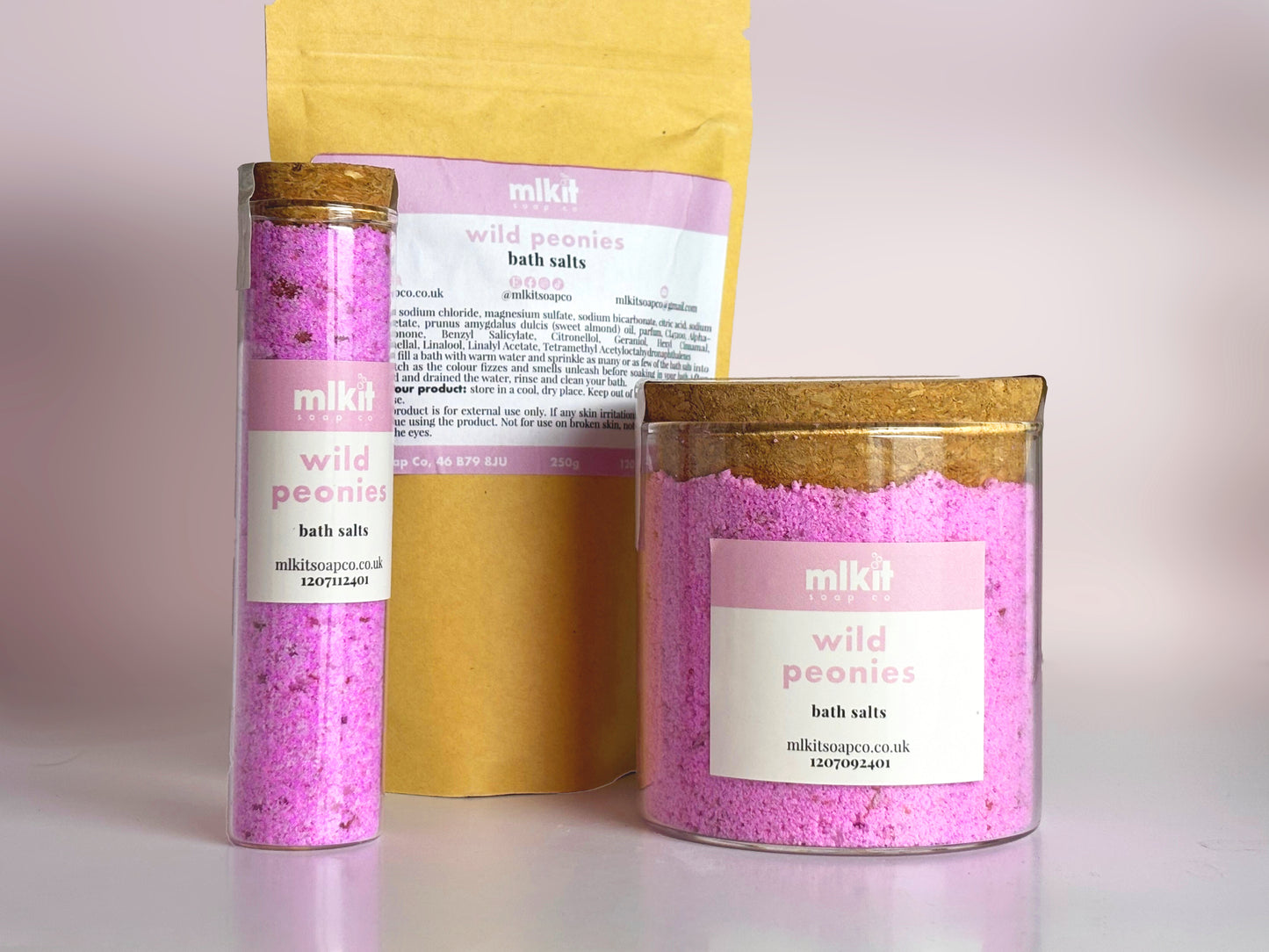 Wild Peonies Bath Salts