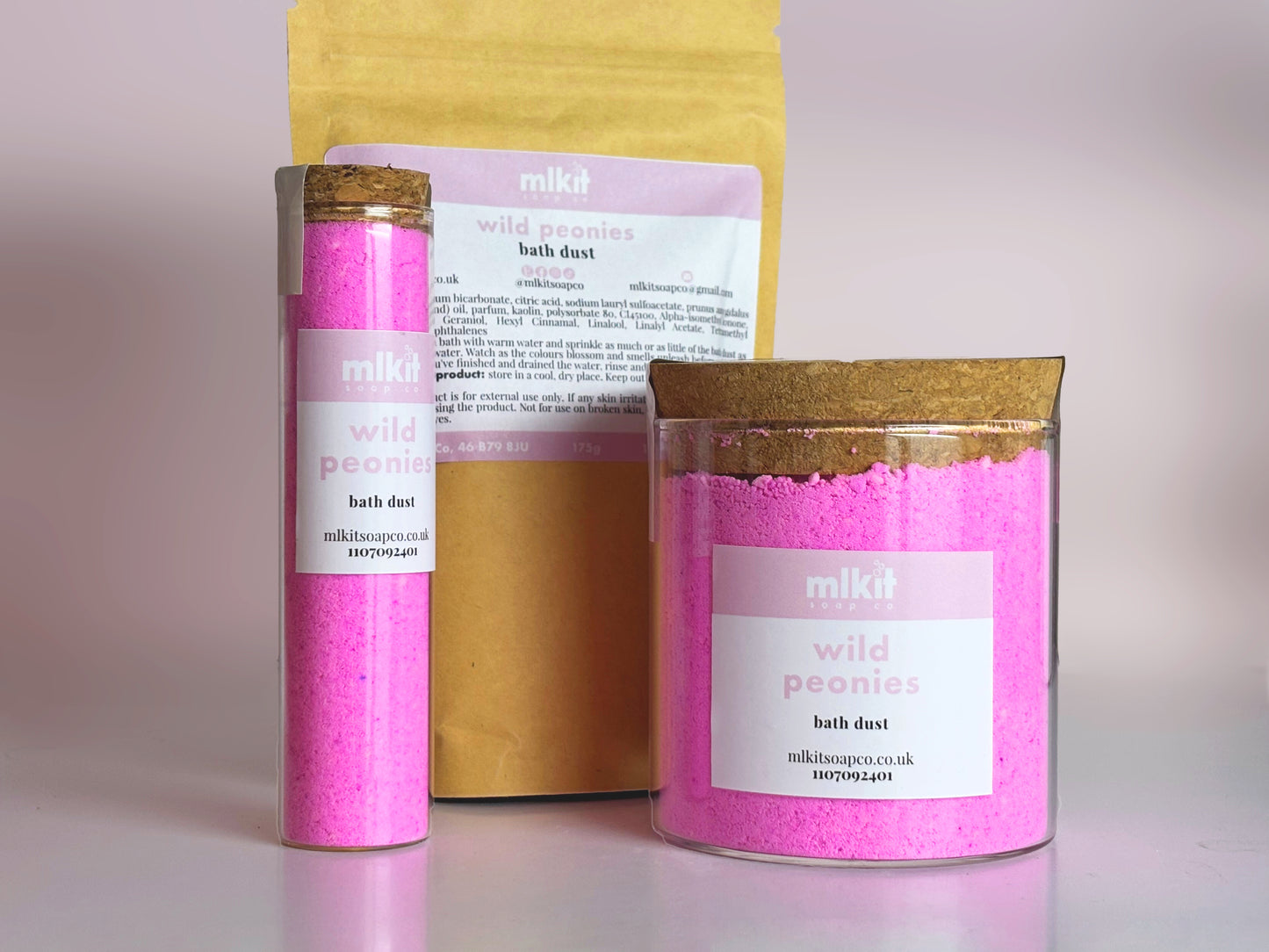 Wild Peonies Bath Dust