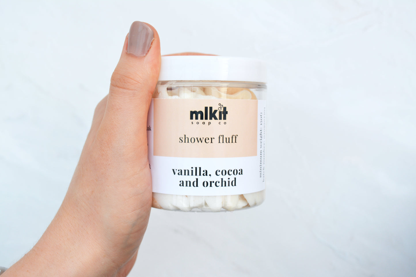 Vanilla, Cocoa and Orchid Shower Fluff