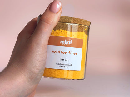 Winter Fires Bath Dust